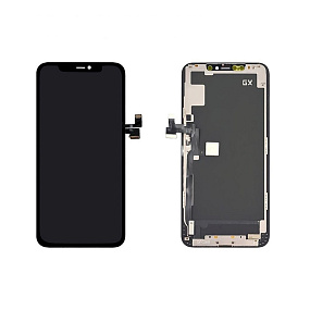 Дисплей для телефона iPhone 11 Pro Max в сборе Черный - GX (Hard OLED)