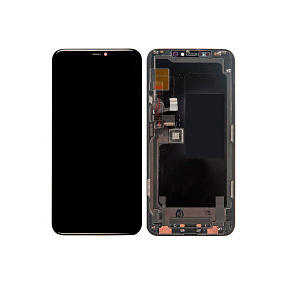 Дисплей для телефона iPhone 11 Pro в сборе Черный - (Hard OLED) (площадка под IC)