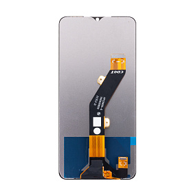 Дисплей для телефона Itel P40 (P662LN) в сборе с тачскрином Черный